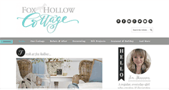 Desktop Screenshot of foxhollowcottage.com